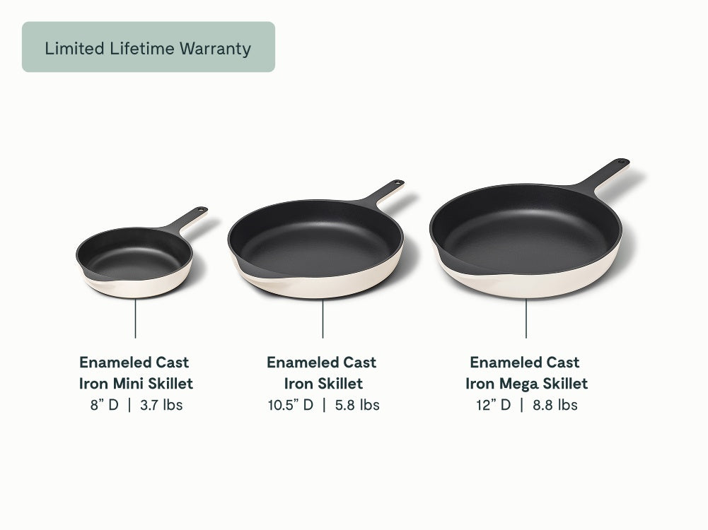 Enameled Cast Iron Skillet Trio - Image 2