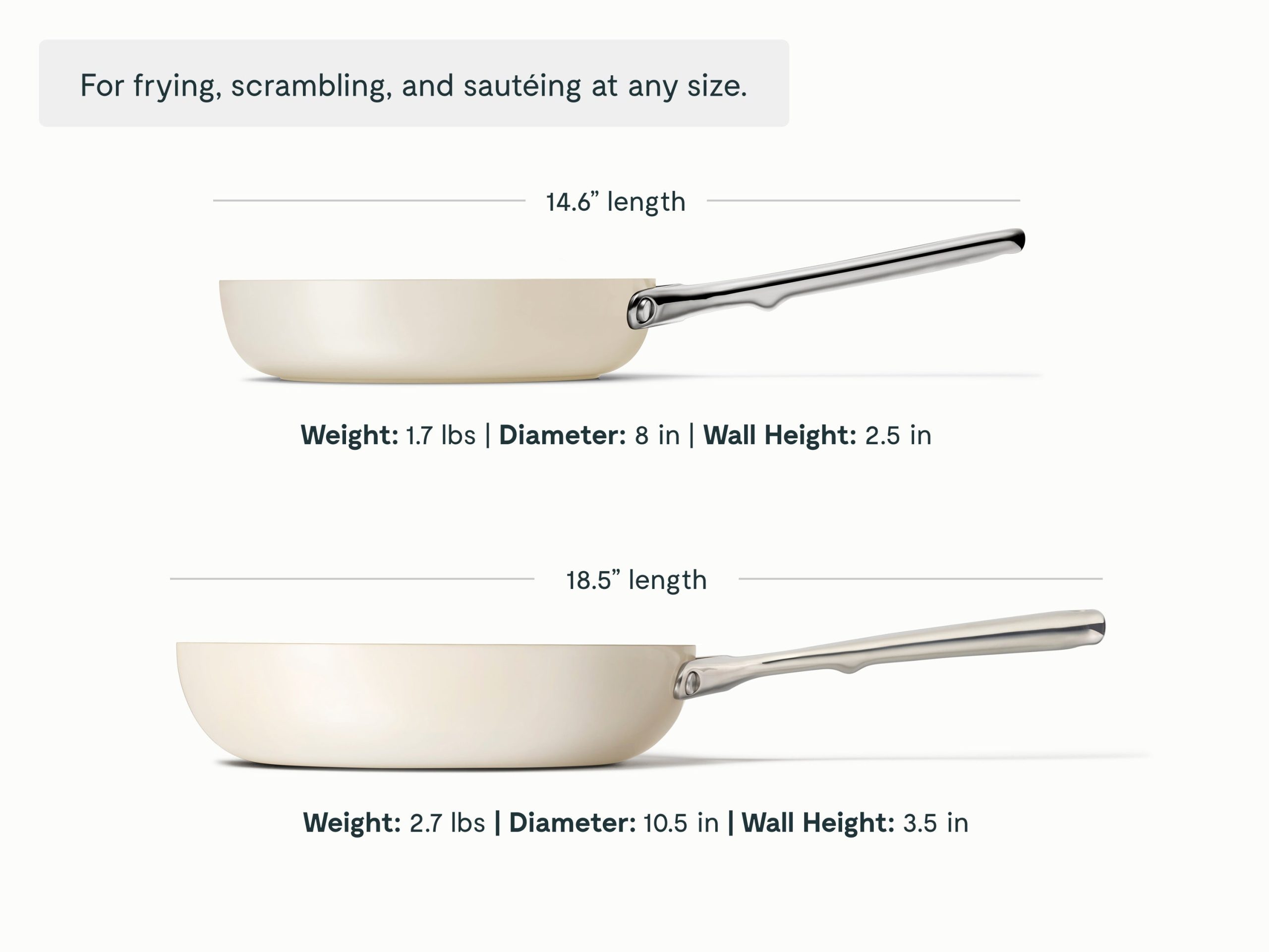 Fry Pan Trio with Glass Lids - Image 2